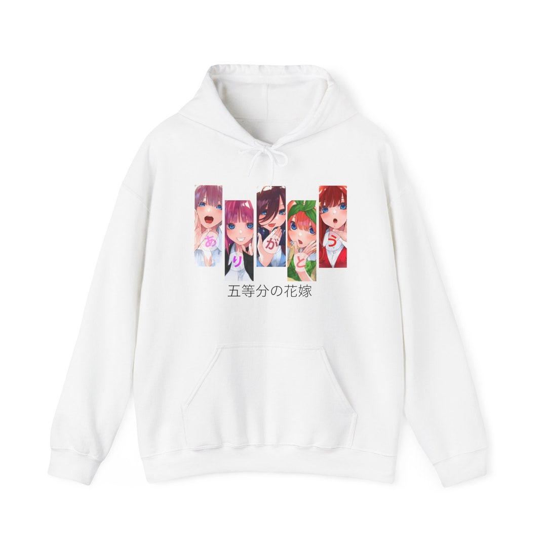 The Quintessential Quintuplets Zip Hoodie - Itsuki Nakano Black Version