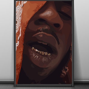 Black Man Fashion Illustration: Urban Art Print (Digital Download)