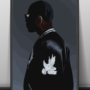 Black man art, urban art, black male art, African black man art, black man wall art, abstract art, black culture art, African American art