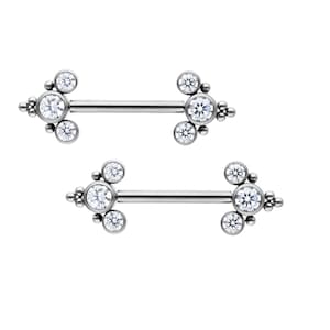 Nipple Barbell Ring - nipple bar - nipple rings - nipple bars -