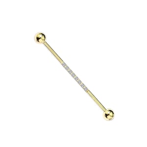 industrial piercing jewelry,Gold industrial Pin,industrial barbell,industrial piercing jewelry unique,lab grown diamond industrial barbell
