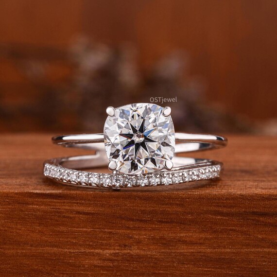 Sterling Sliver/ Minimal Wedding/ Elegant Promise Ring/ 14k Gold