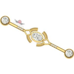 industrial piercing jewelry Gold industrial Pin industrial barbell industrial piercing jewelry unique,industrial  barbell
