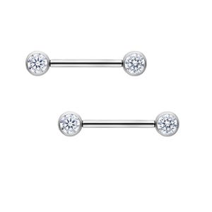 nipple bar - Nipple jewelry - nipple stud - curved nipple barbell - 14g nipple barbell - curved nipple barbell - nipple rings - nipple bars