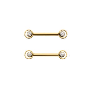 Piercings barbell Jewelry - Gold Nipple Barbell - Nipple Jewelry - Nipple Rings Barbell - Nipple Barbells -  Unique Nipple jewelry