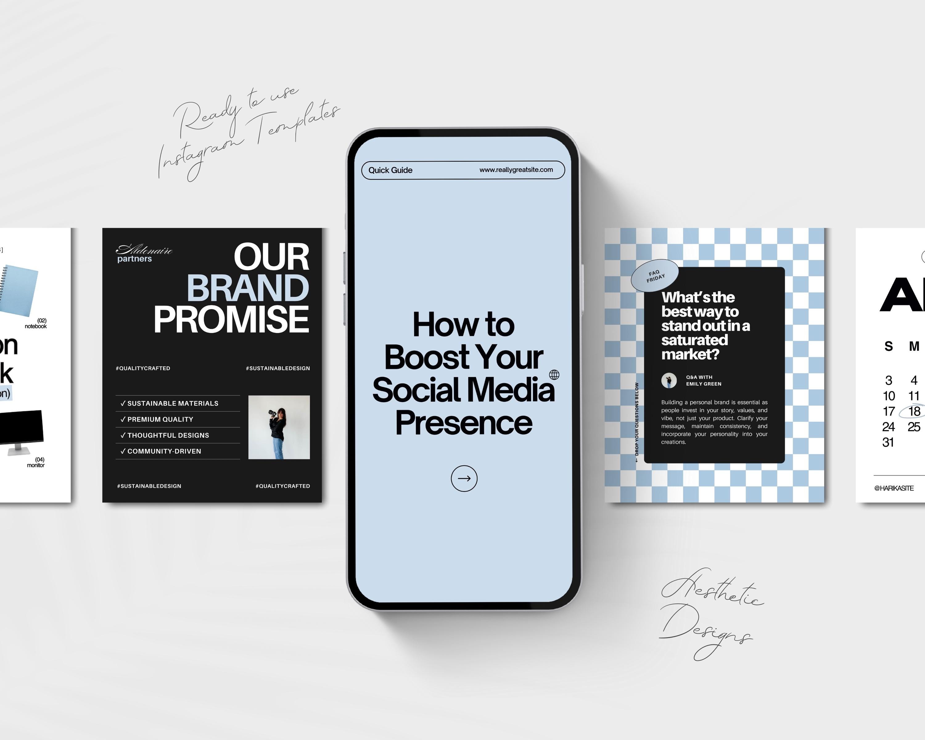 120 Online Coach Instagram Templates | Business Coach | Social Media ...
