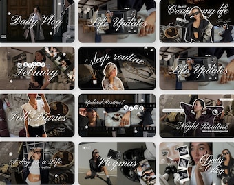 20 Trending YouTube Thumbnail Templates Canva | Editable YouTube Thumbnails | Content Creator Templates