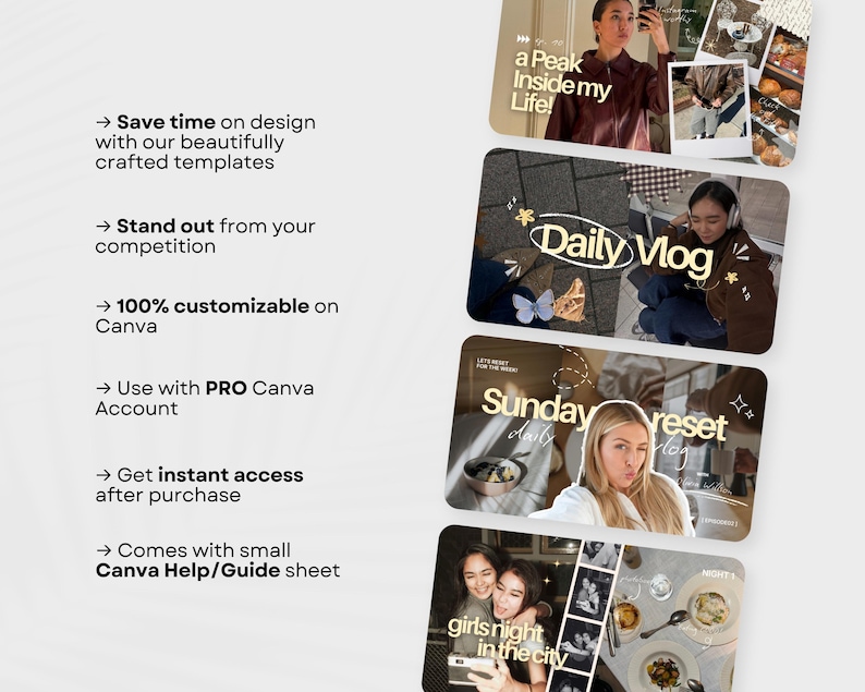 30 Trending YouTube Thumbnail Templates Canva | Editable YouTube Thumbnails | Content Creator Templates image 2