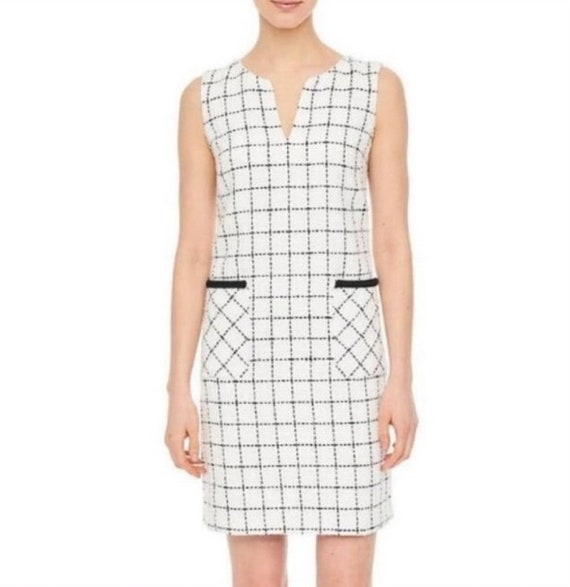 Karl Lagerfeld Tweed Dress With Pockets - Etsy