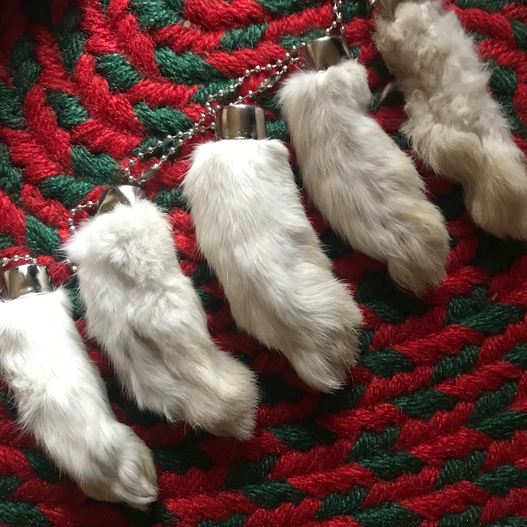 Luckly Rabbit Foot Premium Lucky Rabbits’ Feet Keychains (5!) - Etsy