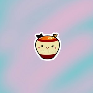 Ramen Squishmallow Sticker | Vinyl Matte Stickers | Cute Stickers