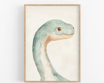 Cute Dinosaur Print | Printable Dinosaur Wall Art, Dinosaur Room Decor, Dinosaur Poster, Boys Bedroom Nursery Toyroom Dino Playroom Wall Art