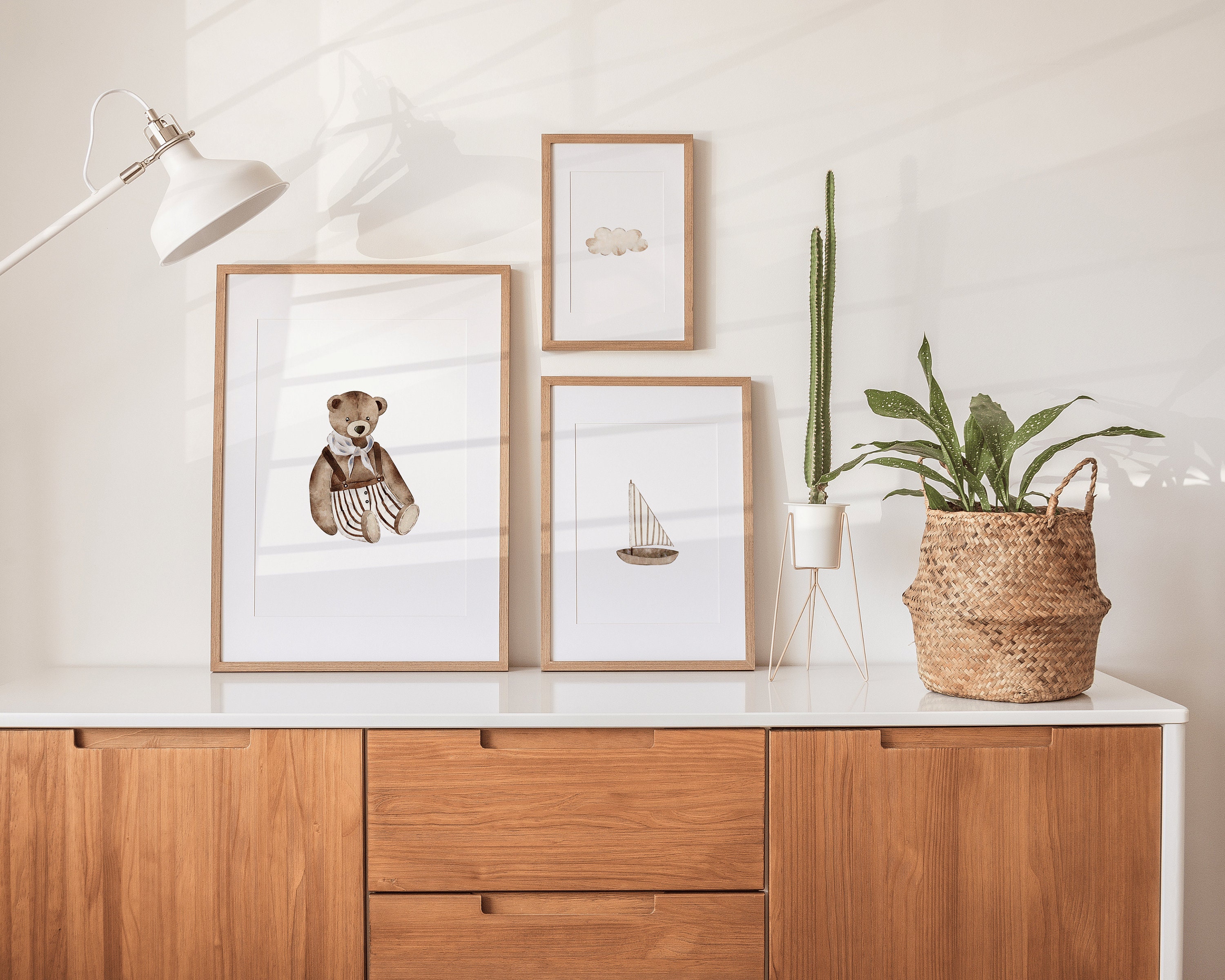 Set of 3 Nursery Prints PRINTABLE Nursery Wall Art Set Kids - Etsy