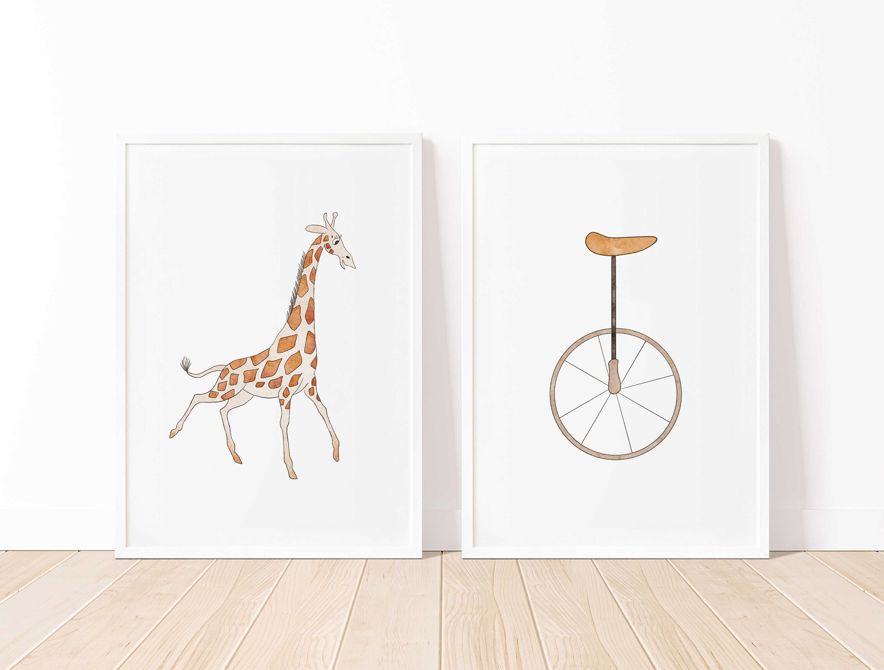 Set of 8 Circus Nursery Prints | Printable Wall Art, Nursery Wall Art ...