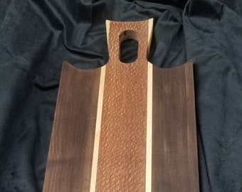 Gorgeous Leopard Wood Charcuterie Board