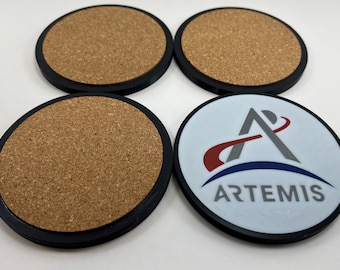 NASA ARTEMIS coasters