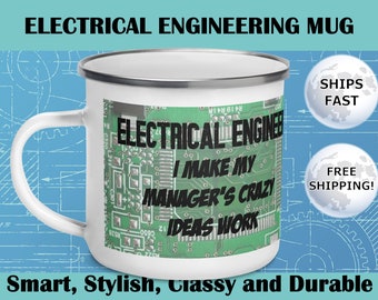 Electrical Engineer Camping Mug: Funny Science Gift