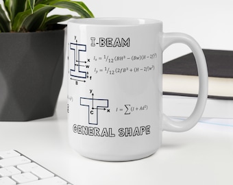 Funny Engineer Mug: Physics Formula Ceramic Coffee Cup