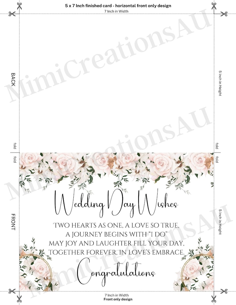ICG Special Grandson And His Wife Wedding Congratulations Card - Couple - View #5