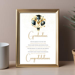 Graduation Poem Print, Graduation Quote Wall Art, Graduation Gifts, Class of 2025 Graduation, University Graduation Gift, College Graduation