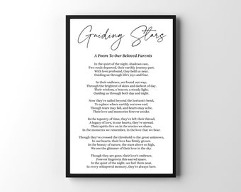 Whispered Farewell, Bereavement Poem Wall Art, Funeral Poem, Memorial Poem for Loss of Loved One, Sympathy Poem, Remembrance Poem Print