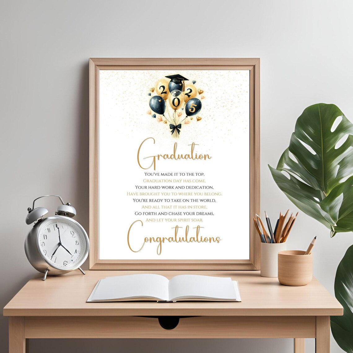 Graduation Poem Print: Class of 2025 Wall Art (digital Download) - Etsy