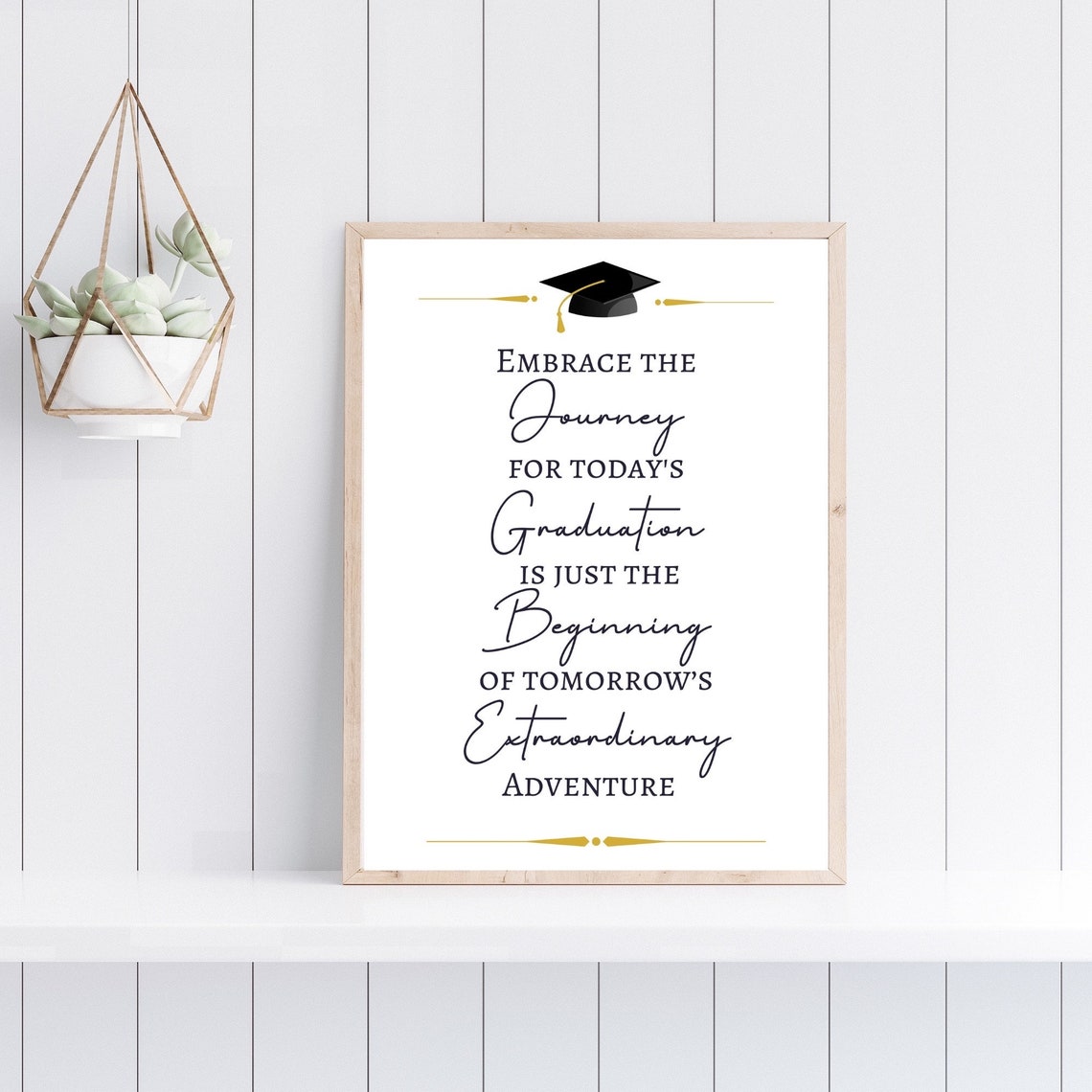 Graduation Quote, Graduation Gift, Graduation Inspirational Quote, Printable Graduation Wall Art ...