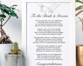 Wedding Poem Print: Bride & Groom Gift (Digital Download)
