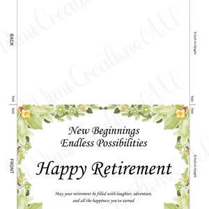 Happy Retirement Card, Retirement Greeting Card Printable, Retirement ...