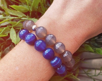 Natural Stone Bracelet, Beaded Bracelet, Semi precious stone bracelet, Bracelet, Stretch Bracelet, Gemstone Bracelet, Healing Bracelet