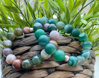 Natural Stone Bracelet, Beaded Bracelet, Semi precious stone bracelet, Bracelet, Stretch Bracelet, Gemstone Bracelet, Healing Bracelet