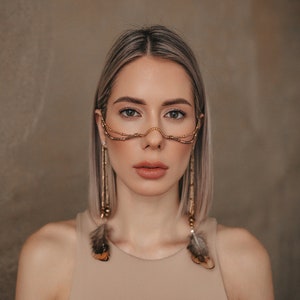 Face Chain Jewelry, Face Jewelry, Body Jewelry, Festival Jewelry, Body chain, Costume jewelry, face mask, Burning Man, Tulum Festival, Veil