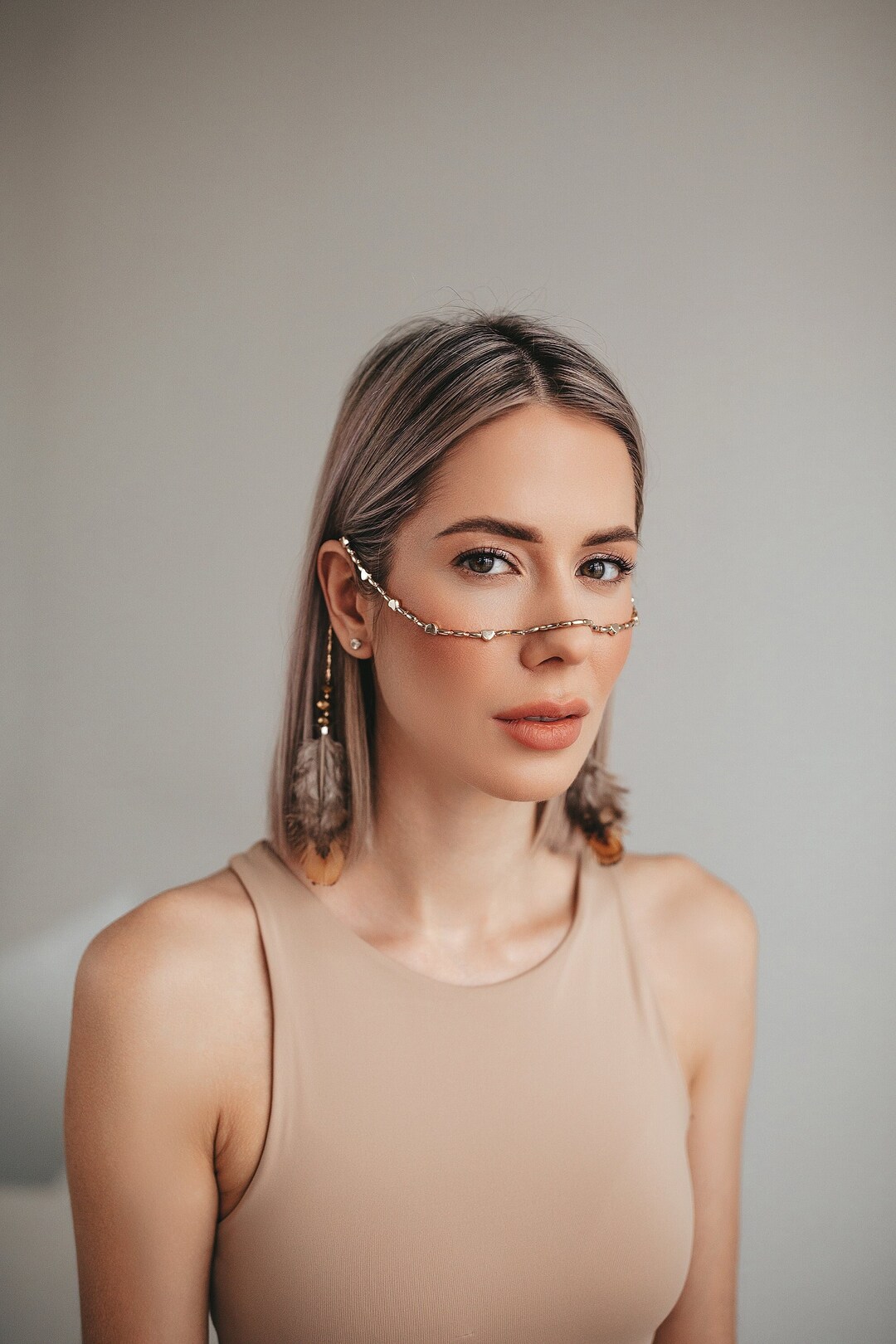 Face Chain, Face Jewelry, Head Jewelry, Wedding Jewerly, Body Jewelry ...