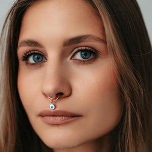 Nose Cuff, Fake Nose Ring, Faux Piercing, Tribal jewelry, Body Jewelry, Nose Hoop, Festival Jewelry, Body chain, Face Jewelry, Nose cuff
