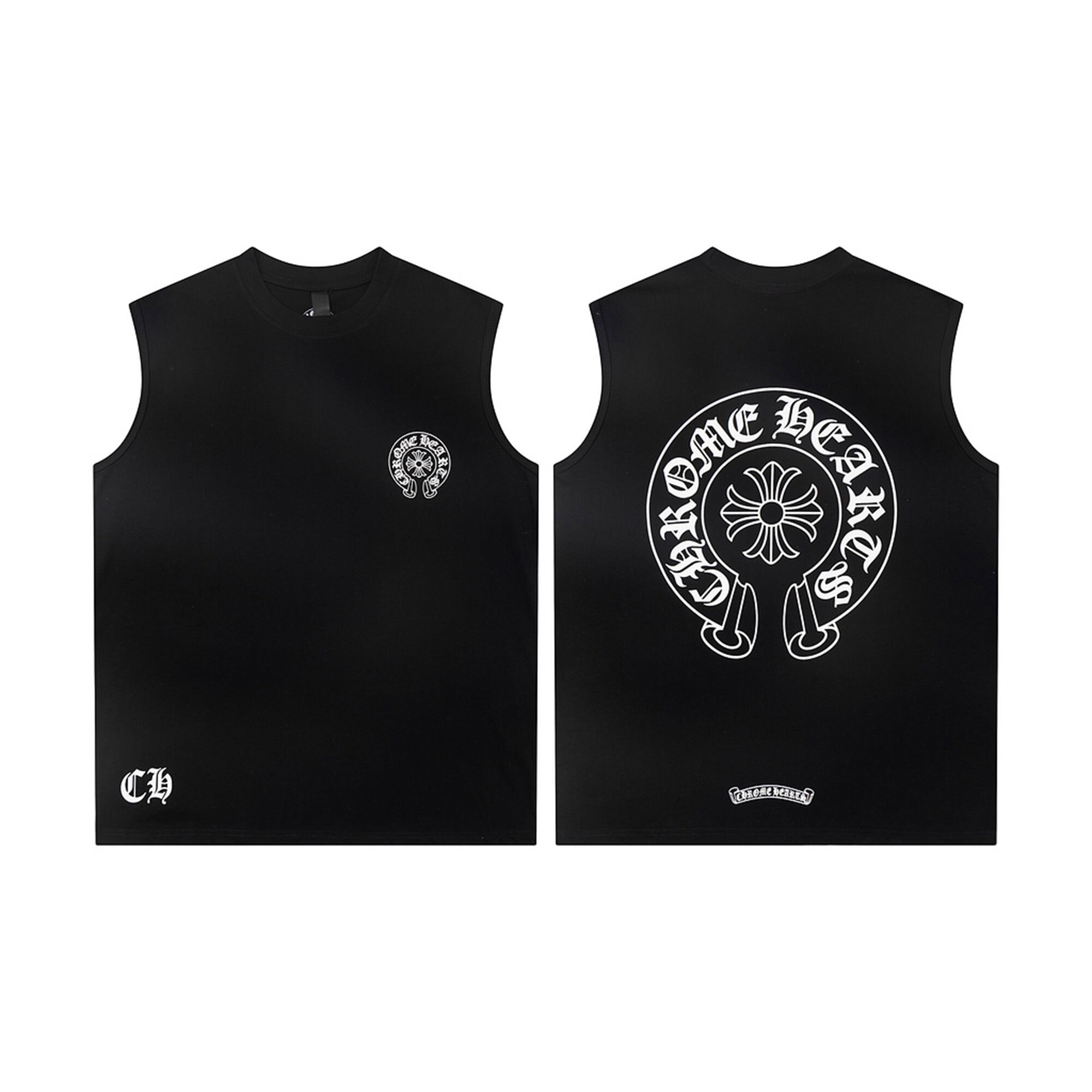 CHROME HEARTS CROSS LOGO RIB TANK – OBTAIND