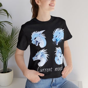 Camiseta 'Current Moods' do Wings of Fire Winter, dragões, asas de fogo, wof, arte não gerada por IA, sem variação de imagem no verso imagem 8