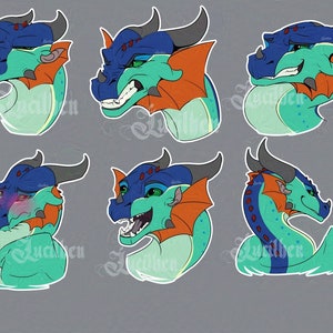 Glory digital stickers, discord stickers, twitch, dragon stickers, wings of fire, wof, digital stickers