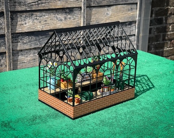 Miniatur Gewächshaus 1:6 (Miniverse Size) Puppenhaus