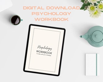 Cuaderno de ejercicios de terapia neutral: ¡llévelo a terapia! Planificador/reflexión/ayuda terapéutica/desarrollado por psicólogos/salud mental/bienestar