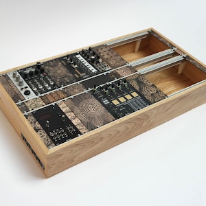 60-HP-Eurorack-Gehäuse aus Hartholz