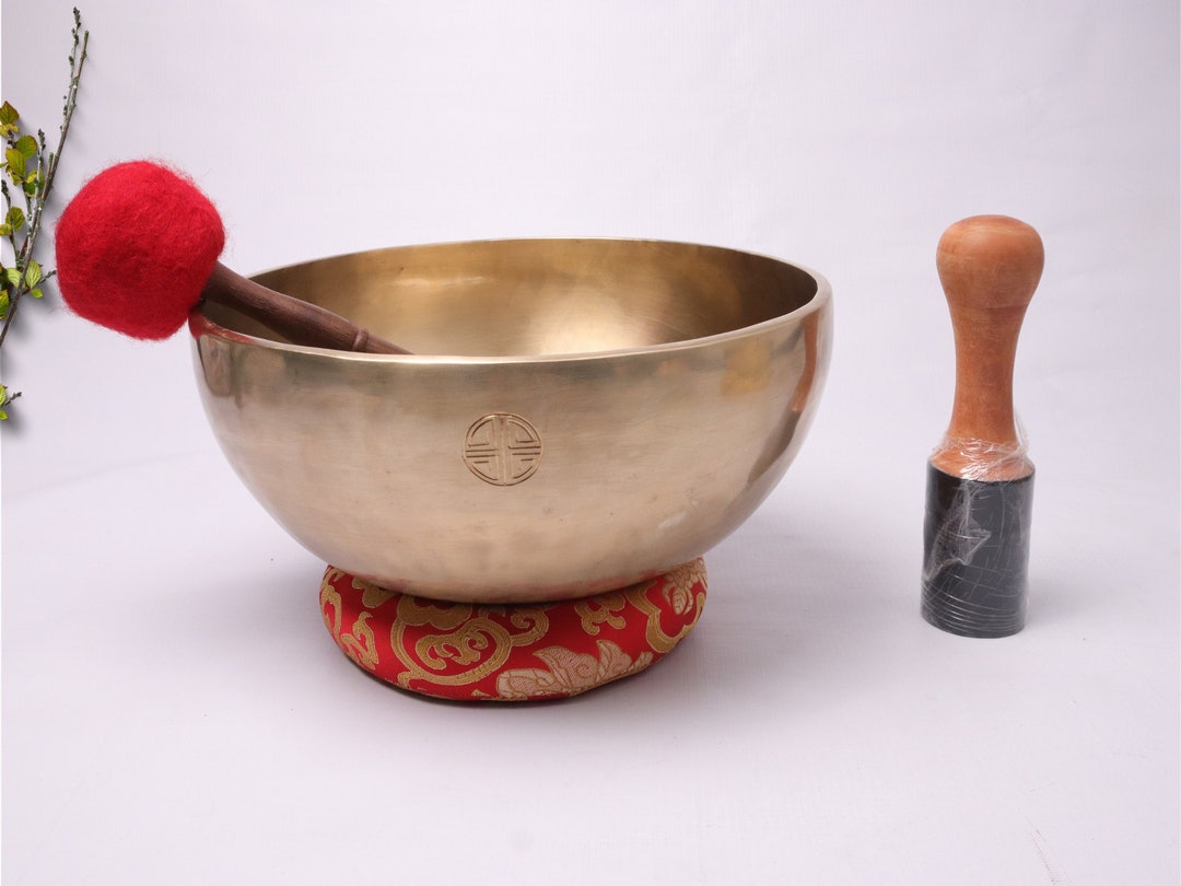 Tibetan Singing Bowl • Meditation Bowl for Sound Healing • Professional ...