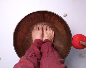 30% Off Today!!! Extra Large Singing Bowl for Sound Therapy Meditation Tibetan Handmade Chakra bowl Balancing Healing Yoga Sound Bowls