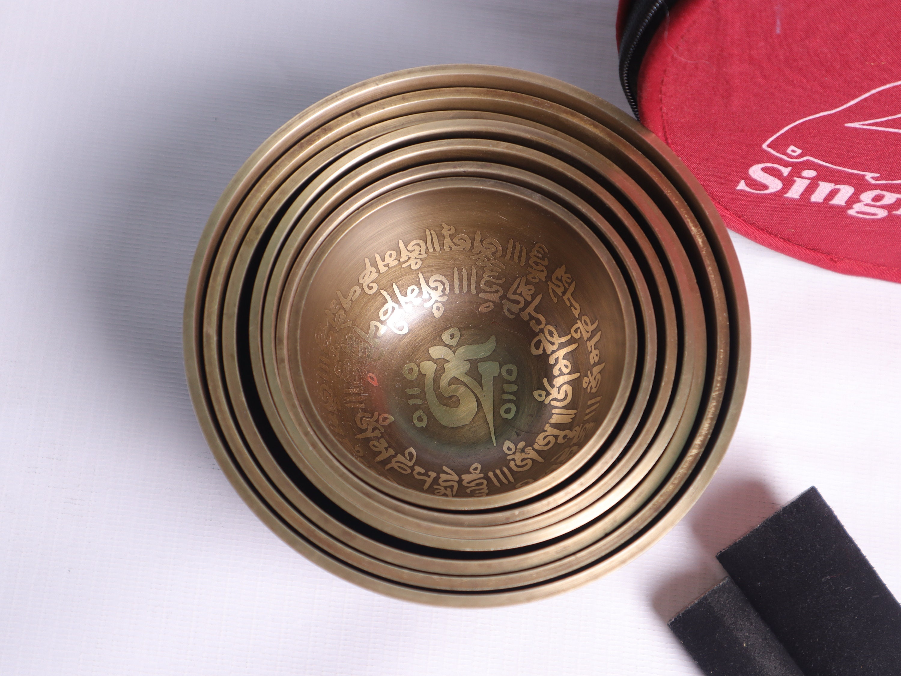Singing Bowl Set of 7 Tibetan Singing Bowl for Chakra Healing - Etsy