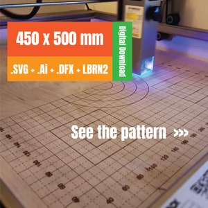 Basic Waste Grid 450x500 mm for Laser Machines Sculpfun S10 S30 Pro Max, TTS, Fiber, Omtech, Creality, Neje, Mecpow, Boss, Longer, Ortur