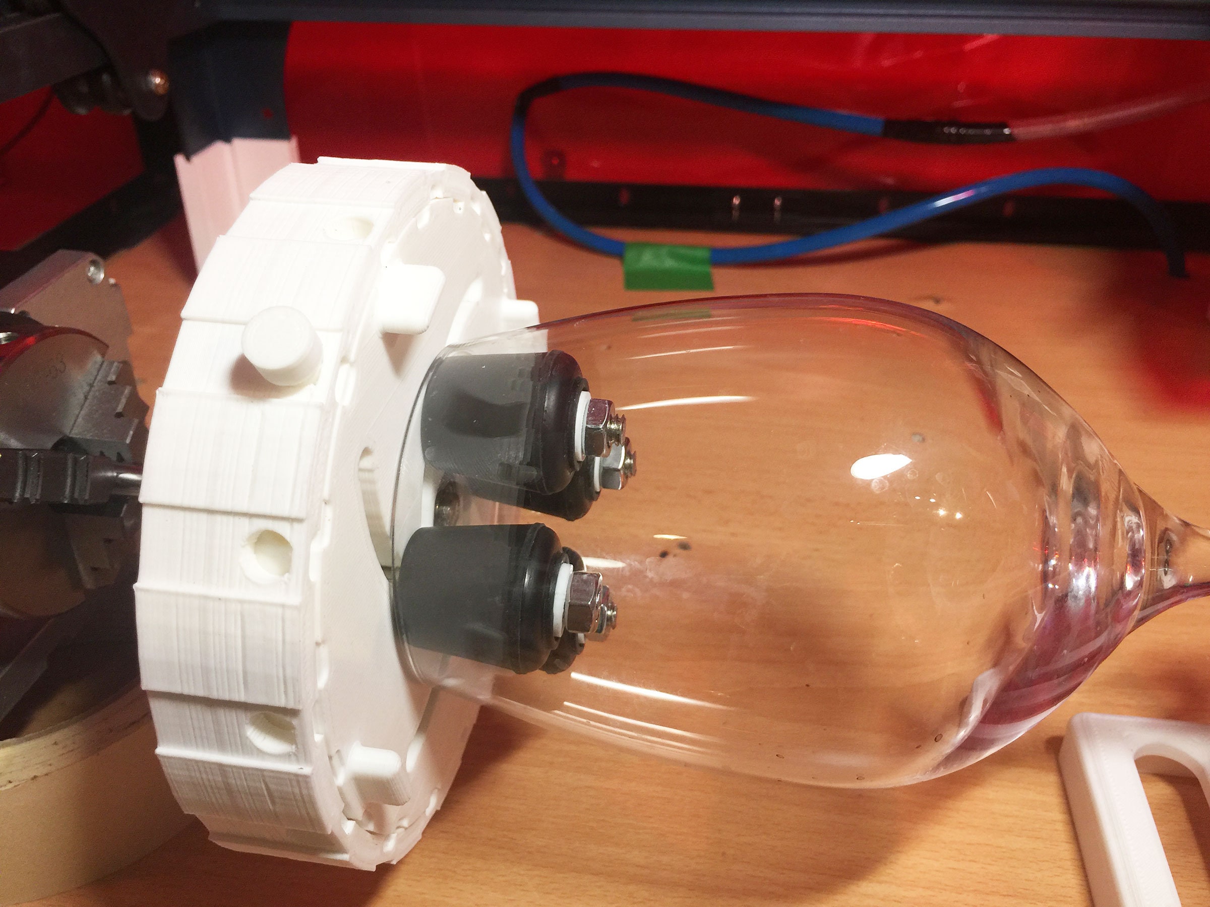 Longworth Chuck With Locking System for Laser Rotary Tool. 3D Print