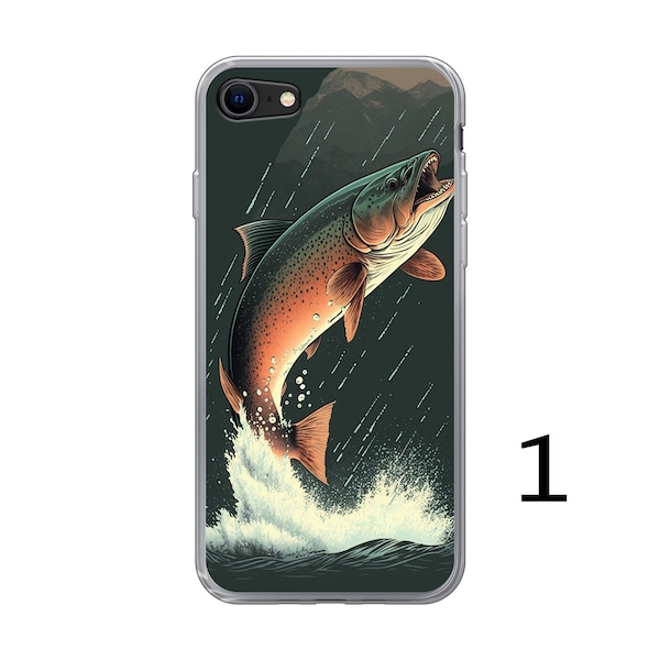 Make a Splash with this Trout Fish Phone Case - Perfect Gift for Outdoor Lovers!