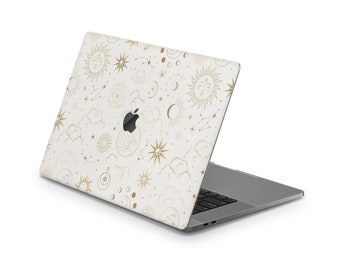 Constellation Stargazing Day MacBook Pro Skin, Space Galaxy Ethereal Astrology MacBook Air Cover Wrap Decal, MacBook 16" 15" 14" 13" M2 M3