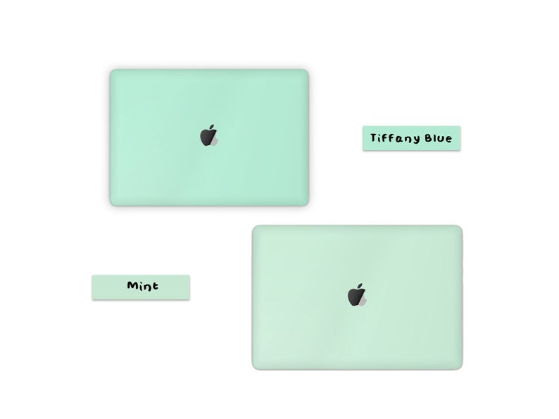 Pastell Serie MacBook Pro Haut, Signature Pastellfarben Baby Rosa, Blau, Lila MacBook Air Cover Wrap Abziehbild MacBook 16 15 14 13 M2 M3 Bild 5