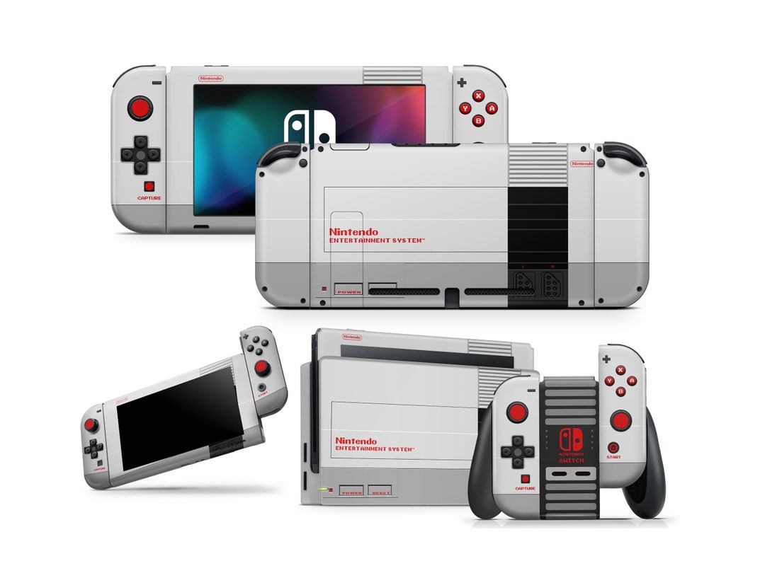 【RR Vintage Shop】プロコン　Nintendo Switch Retro Super Nintendo Switch Skin, SNES Classic Retro Design