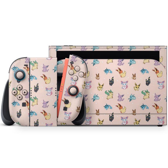 Pokemon Eevee Evolution Nintendo Switch 2 Skin, Sylveon Umbreon